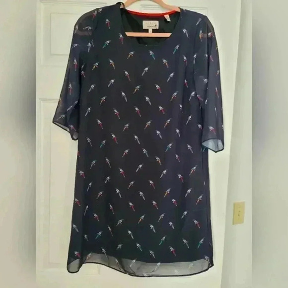 Ted Baker bird print dress - Picture 2 of 9